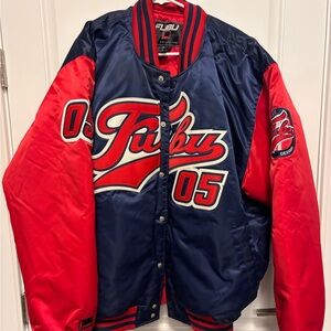 FUBU Red and Navy Jacket